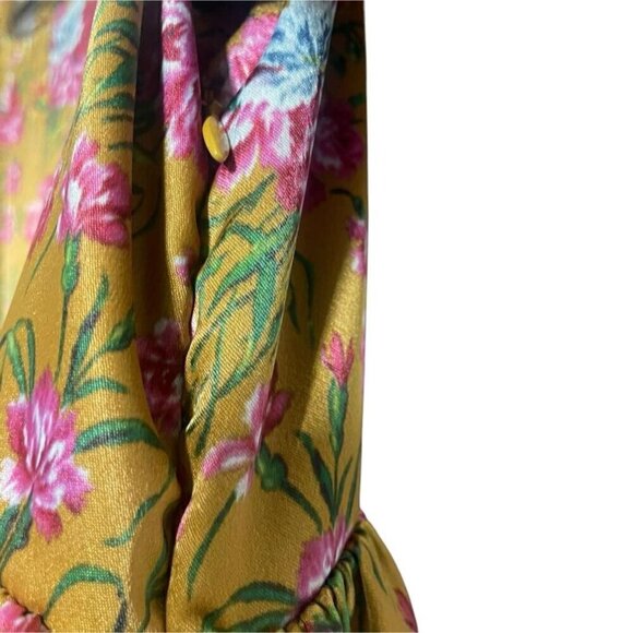 LoveShackFancy Size 0 Bennington Mini Dress $395 Floral Babydoll - Picture 8 of 12